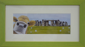 Selfie Moo at Stonehenge